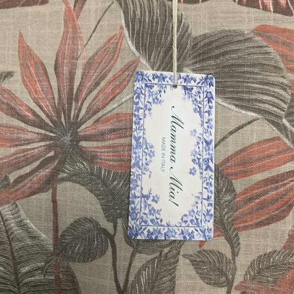 Mamma Mia NWT Made in Italy Light Weave Airy Cotton Summer Dress w Pockets - Picture 4 of 12